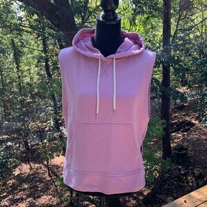 CHAMPION SLEEVELESS LIGHT PURPLE HOODIE Sz M